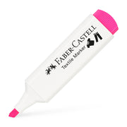 Marker Textil Vârf Teșit 1/2/5 mm Faber-Castell Roz Neon