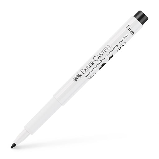 Marker Textil Slim Vârf Rotund 1 mm Negru Faber-Castell