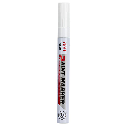 Marker cu Vopsea Vârf 2 mm Alb Deli