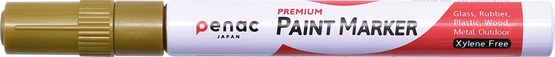 Marker cu Vopsea Premium Vârf Rotund 2-4 mm Penac Auriu