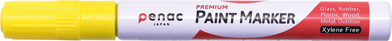 Marker cu Vopsea Premium Vârf Rotund 2-4 mm Penac Galben