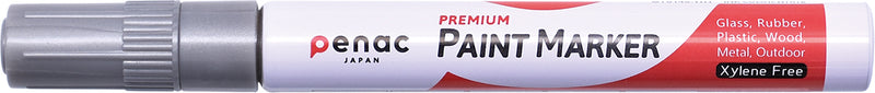 Marker cu Vopsea Premium Vârf Rotund 2-4 mm Penac Argintiu