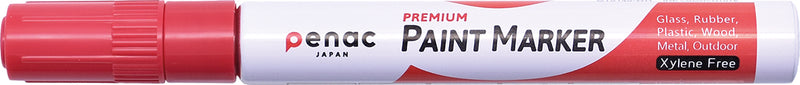 Marker cu Vopsea Premium Vârf Rotund 2-4 mm Penac Roșu