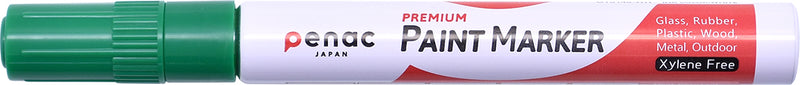 Marker cu Vopsea Premium Vârf Rotund 2-4 mm Penac Verde