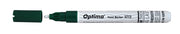 Marker cu Vopsea Paint 3713 Vârf Rotund 2,0 mm Optima Verde