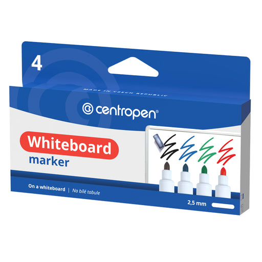 Marker Whiteboard 8559 2,5 mm Set 4 Buc Centropen