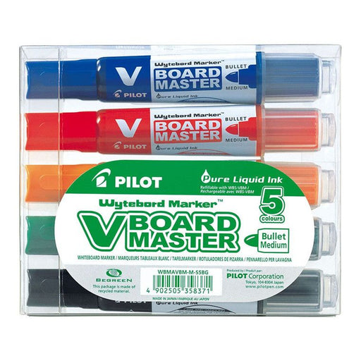Marker Whiteboard V-Board 6 mm Set 5 Buc Pilot