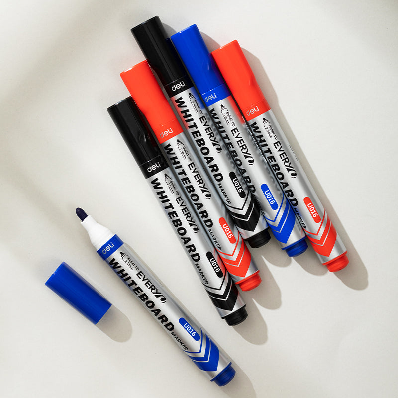 Marker Whiteboard Vârf Rotund 2,5 mm Albastru Deli