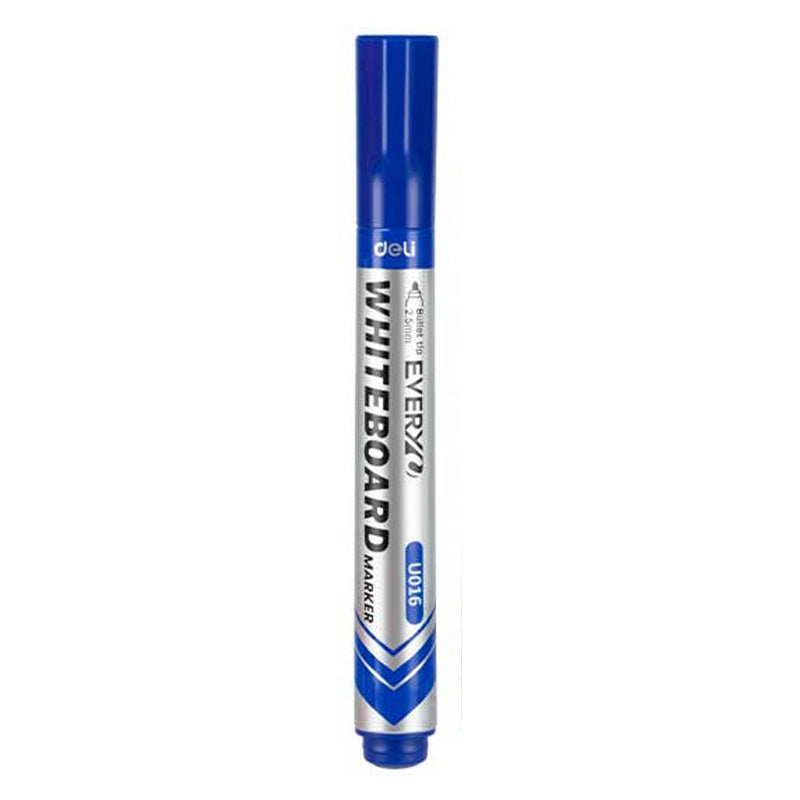 Marker Whiteboard Vârf Rotund 2,5 mm Albastru Deli