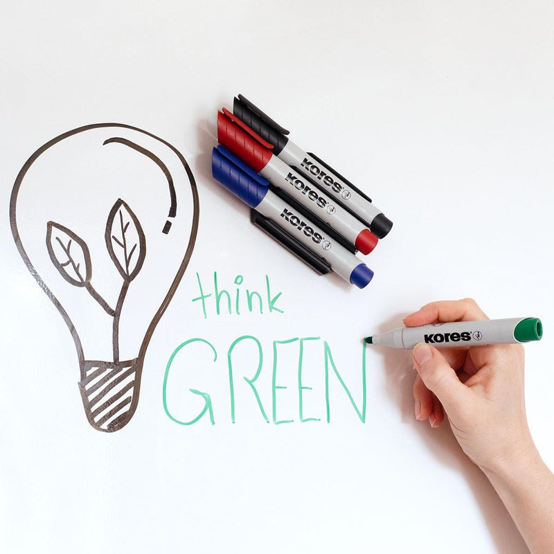 Marker Whiteboard Eco 3 mm Negru Kores