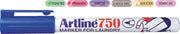 Marker pentru Textile 750 Vârf Rotund 0,7 mm Artline Albastru