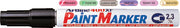 Marker cu Vopsea 400XF Vârf Rotund 2,3 mm Artline Negru