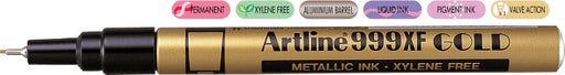 Marker cu Vopsea 999XF Vârf Rotund 0,8 mm Auriu Artline