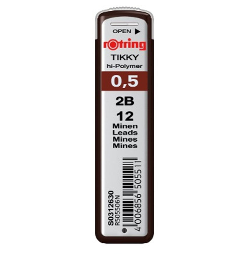 Mine Creion 0,5 mm 2B 12 Buc Rotring