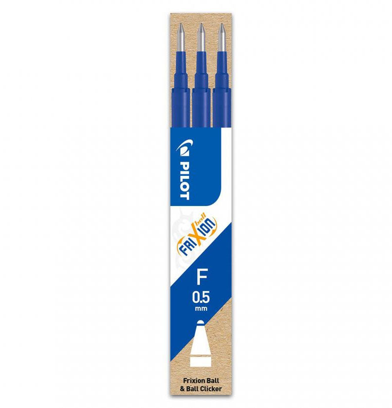 Mine Roller FriXion 0,5 mm 3 buc Albastre Pilot