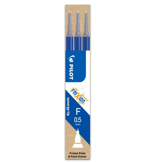 Mine Roller FriXion Point 0,5 mm 3 buc Albastre Pilot
