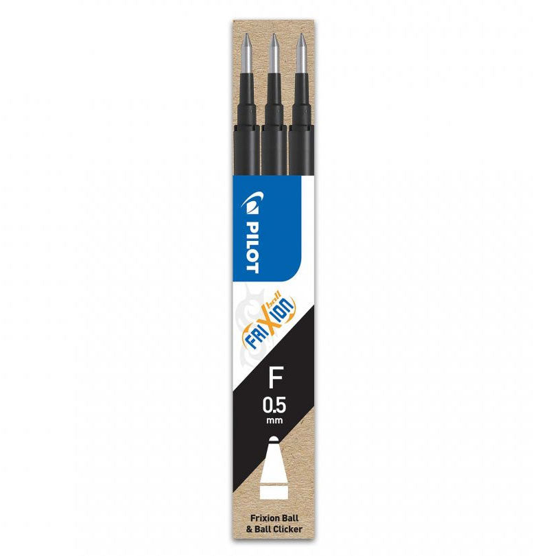 Mine Roller FriXion 0,5 mm 3 buc Negre Pilot
