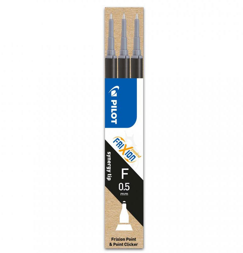Mine Roller FriXion Point 0,5 mm 3 buc Negre Pilot