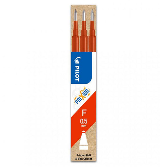 Mine Roller FriXion Clicker 0,5 mm 3 buc Roșii Pilot
