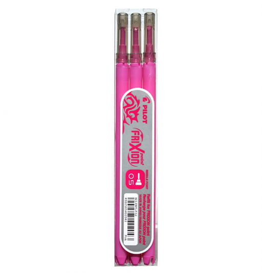 Mine Roller FriXion Point 0,5 mm 3 buc Roz Pilot