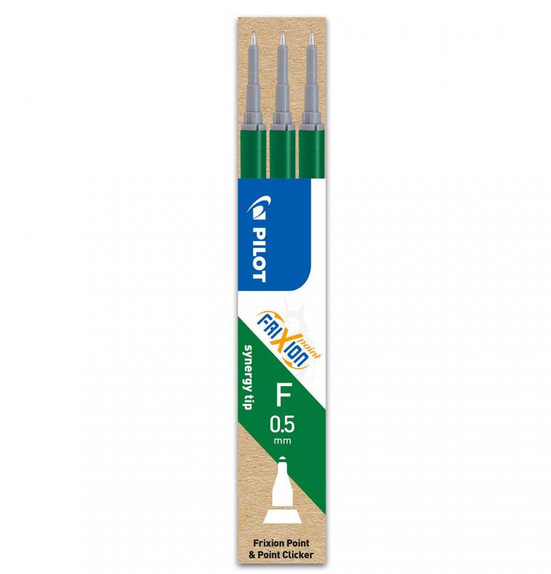 Mine Roller FriXion Point 0,5 mm 3 buc Verzi Pilot