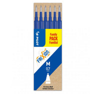 Mine Roller FriXion 0,7 mm 6 buc Albastre Pilot