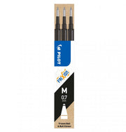 Mine Roller FriXion 0,7 mm 3 buc Negre Pilot