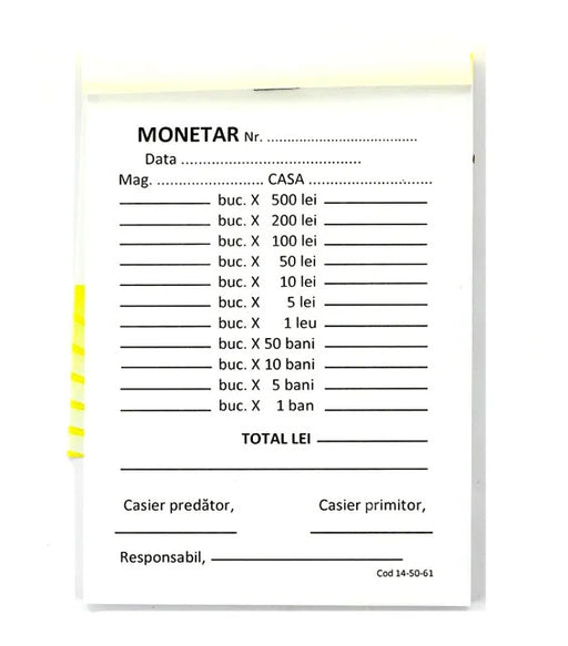 Monetar A6 cu Copertă din Carton Duplex Nebo