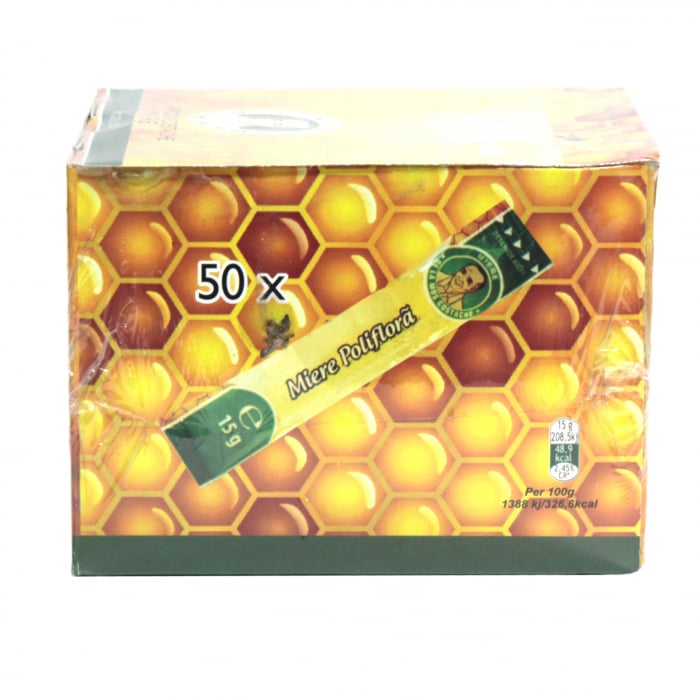 Miere Polifloră 50x15g Moș Costache