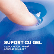 Mouse Pad cu Suport pentru Încheietură Gel Crystal Albastru Fellowes