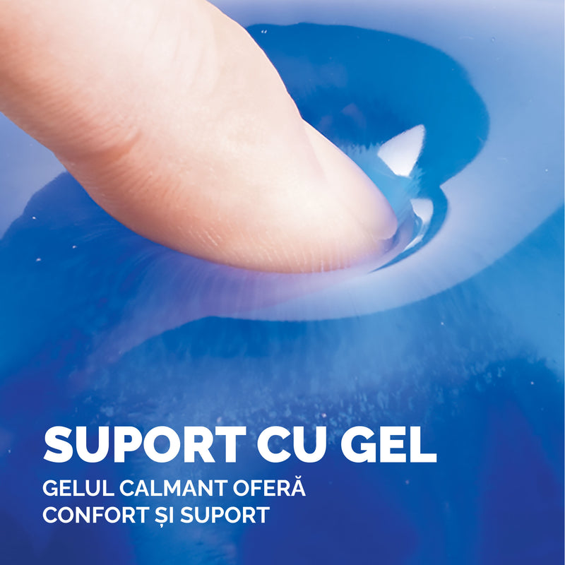 Mouse Pad cu Suport pentru Încheietură Gel Crystal Albastru Fellowes