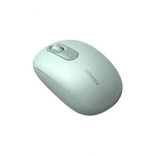 Mouse MU105 PC sau NB wireless 2.4GHz optic 3/1 butoane/scroll 2400 dpi include baterie verde - Ugreen
