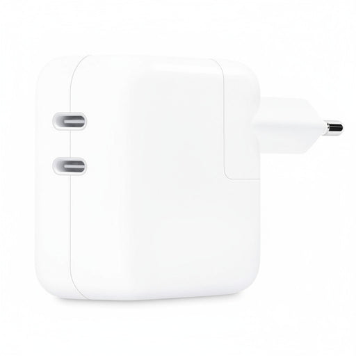 Încărcător Rețea 35W 2x USB-C Fast Charge Alb Apple