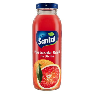 Cutii suc de portocale roșii de Sicilia Santal 25% 12 x 0,250 L