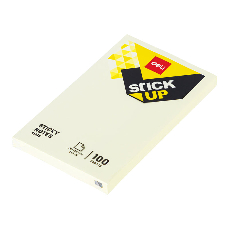 Notes Adeziv Galben 76x126mm 100 File - Deli