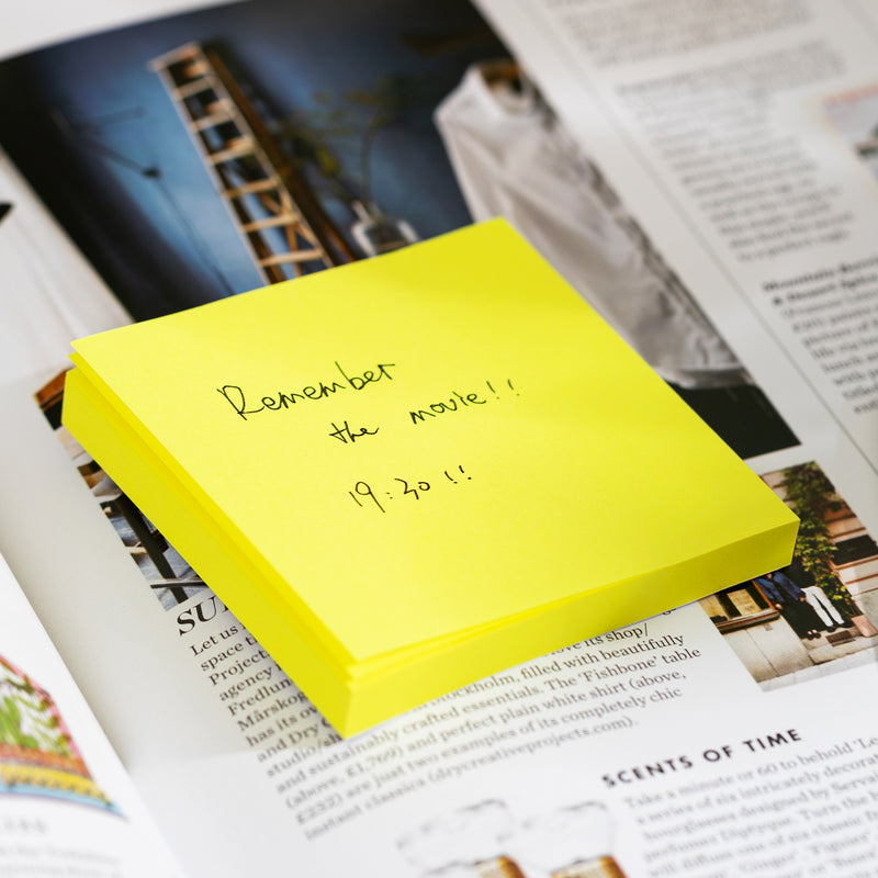 Notes Adeziv Neon 76x76mm 100 File - Deli