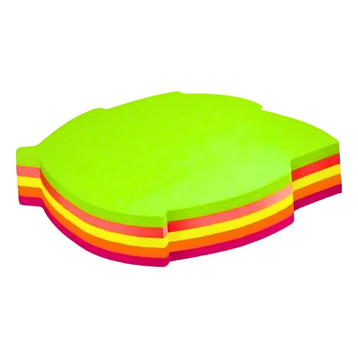Notes adeziv Office Cover, formă frunză, SN4505F 5 culori neon, 75 x 75 mm, 100 coli