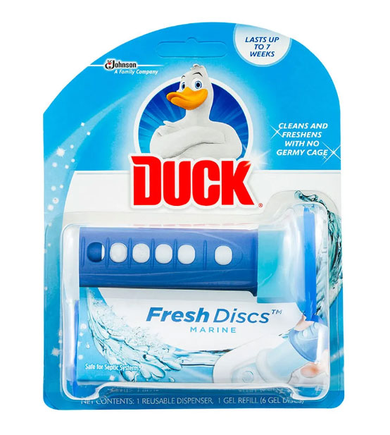 Odorizant toaleta Duck Fresh Discs aparat si rezerva 36 ml