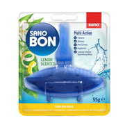 Odorizant toaleta cu suport Sano Bon 5 in 1 55 g Lămâie