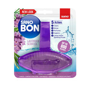 Odorizant toaleta cu suport Sano Bon 5 in 1 55 g Lavandă