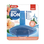 Odorizant toaleta cu suport Sano Bon 5 in 1 55 g Piersică