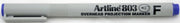 Marker OHP Non-Permanent 803 Vârf Fin 0,5 mm Artline Albastru