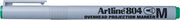 Marker OHP Non-Permanent 804 Vârf Mediu 1 mm Verde Artline