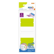 Film Index Autoadeziv cu Tab din Hârtie Dublă Față 51x72mm 8 Buc/Set Stick'n