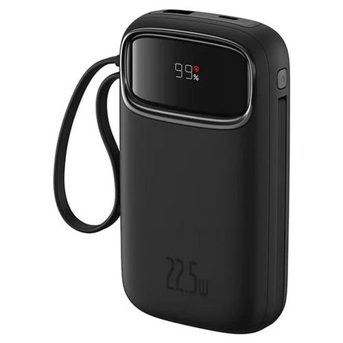 Baterie Externă Qpow2 Dual-Cable 20000mAh 22.5W Display Digital Negru Baseus