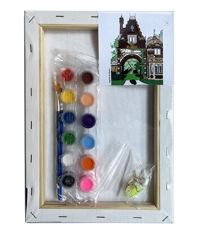 Set Pânză Predesenată pe Șasiu 20 x 30 cm Castel Pigna