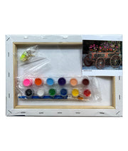 Set Pânză Predesenată pe Șasiu 20 x 30 cm Flori 2 Pigna