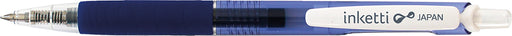 Pix cu Gel Inketti Rubber Grip 0,7 mm Corp Transparent Penac Albastru