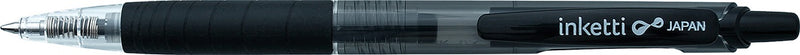Pix cu Gel Inketti Rubber Grip 0,7 mm Corp Transparent Penac Negru