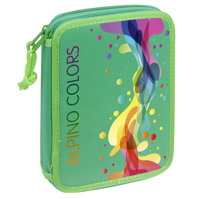 Penar Dublu cu 2 Fermoare Echipat Colors 15 x 21 x 4 cm Alpino